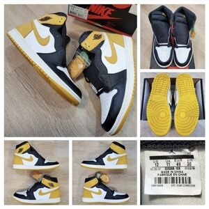 Size 12 Jordan 1 Retro High Yellow Ochre 2018 Best Hand In The Game 555088-109
